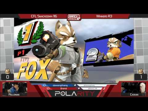 CFL Smackdown 116 WiiU - Pellonian (Fox) vs Caskan (Fox) - Winners R3