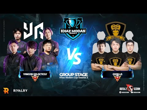 Yangon Galacticos vs Gorilla - Khaz Modan Cup Season 2 - Group Stage - Game Highlights - BO2