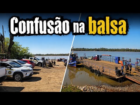 CONFUSÃO NA BALSA EM TRIUNFO/RS