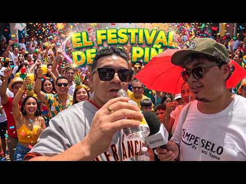 🍍 El Festival Más Loco de El Salvador | Pupusas de Piña y Mucho Zámpeselo