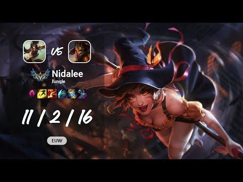 Nidalee Jungle vs Jarvan IV - EUW Challenger Patch 13.12
