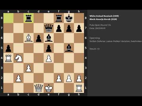 Roland Berzinsh - Ksenija Novak | Sicilian Defense | 2003