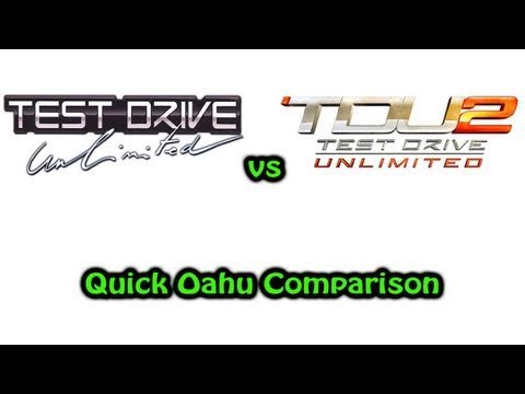 Test Drive Unlimited vs Test Drive Unlimited 2 - Quick Oahu Comparison