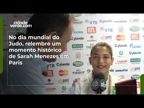 On World Judo Day, remember a historic moment of Sarah Menezes in Paris