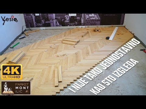 Kako postaviti parket od Hrastovog drveta 4K