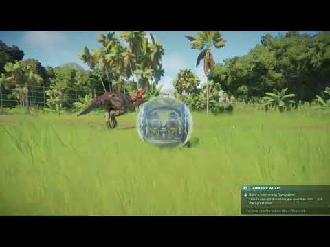 Gyrosphere Close Encounter with Ceratosaurus!