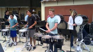 McMinn County High School Drumline 2012