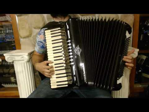 4370 - Black Acme Acmaloy Rustproof Reeds Piano Accordion LMMH 41 120 $999