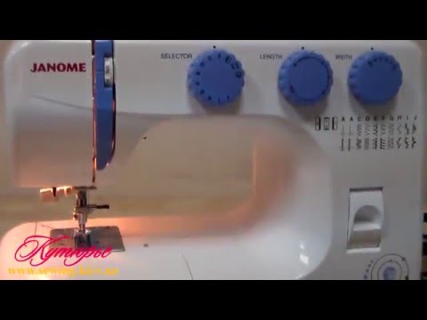 Видео JANOME TOP 18
