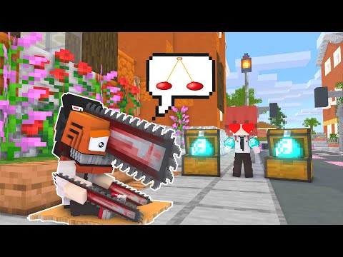 Sad Poor Baby Chainsaw Man Love Baby Rich Girl - Minecraft