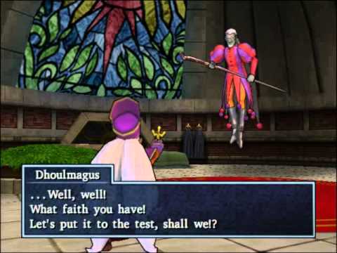 36 Dragon Quest 8 Cut-scene - Confronting Dhoulmagus in Maella Abbey