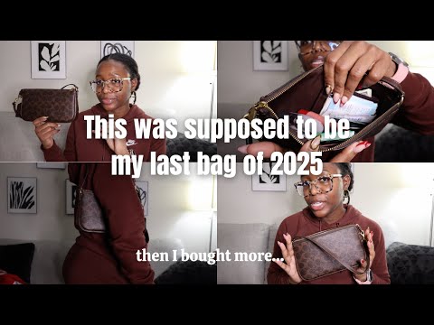 COACH Plaza 22 Bag | This was supposed to be my last bag of 2025...