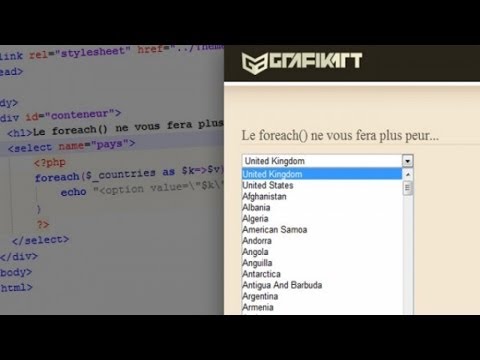 Tutoriel PHP Le foreach en PHP