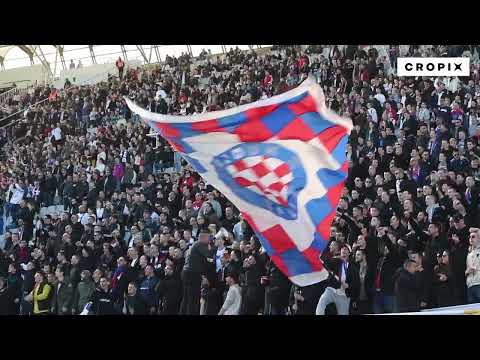Navijači na Poljudu na utakmici Hajduk - Slaven Belupo