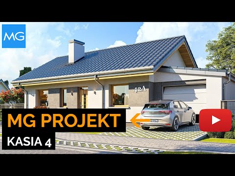 Projekt domu Kasia 4 MGProjekt - 63,70 m2