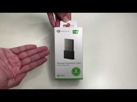 Seagate Storage Expansion Card 1TB For Xbox Series X|S Unboxing