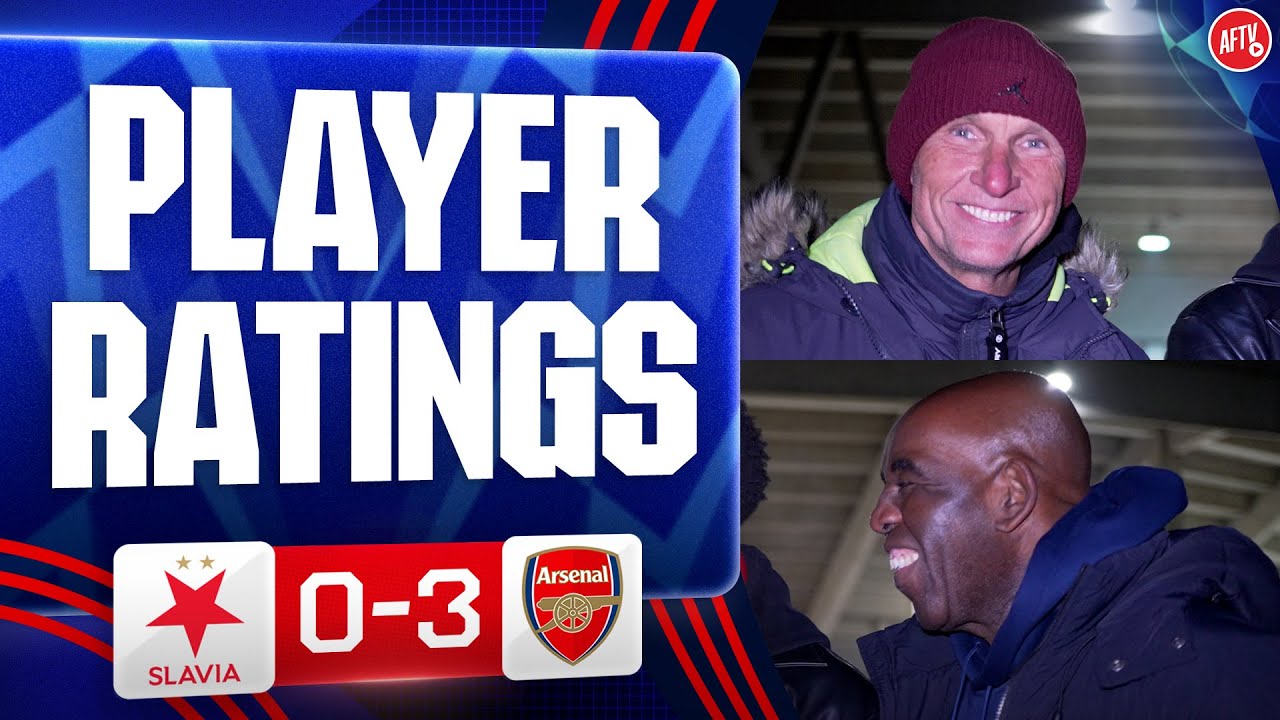 Lee Gives Surprise MOTM! | Lee & Robbie's Player Ratings | Slavia Prague 0-3 Arsenal