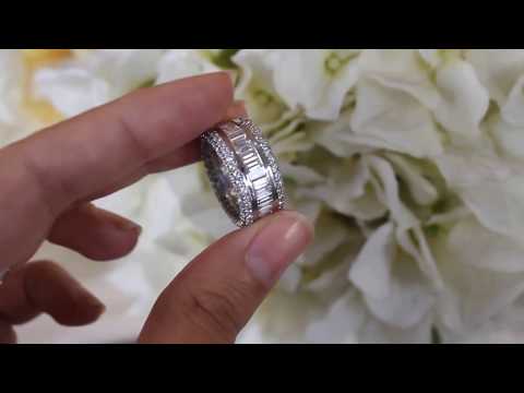 Platinum Diamond Full Eternity Ring