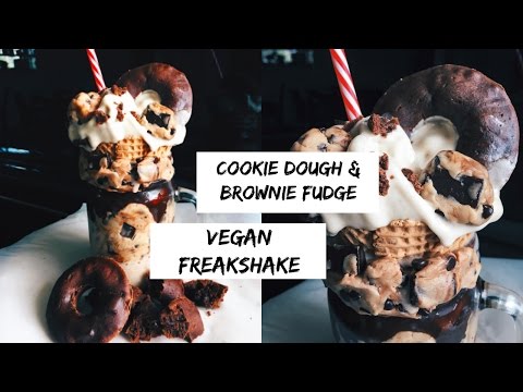 HOW TO: VEGAN COOKIE DOUGH & BROWNIE FUDGE FREAK SHAKE