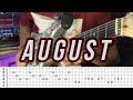 August | ©Taylor Swift |【Guitar Cover】with TABS