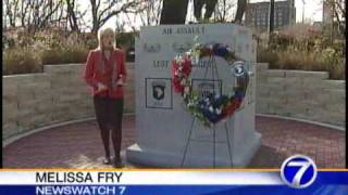 Multi-Generational Veterans Gather Downtown video