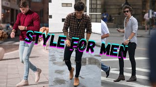 OUTFITS PARA HOMBRE CON BOTAS, BOTINES Y CHELSEA BOOTS