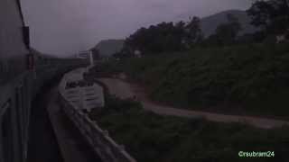 preview picture of video 'Train Passing Beautiful Landscape Before Entering Rayagada'