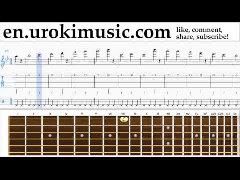 How to Play Guitar Lukas Graham - 7 Years Tabs Part#1 exercises, scales um-i352