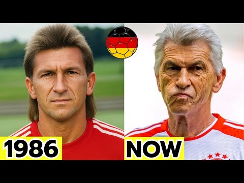 West Germany 🇩🇪 World Cup 1986 Squad ⚽ Then and Now
