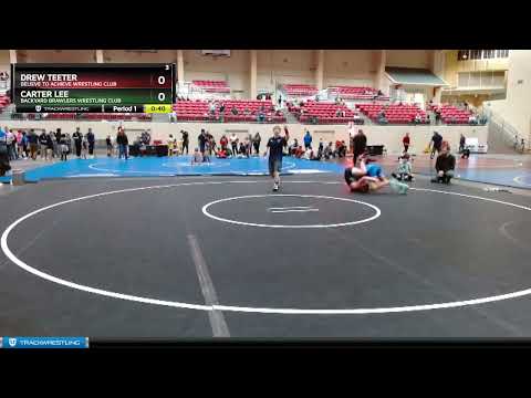 130-135 Lbs Round 2 - Carter Lee, Backyard Brawlers Wrestling Club Vs Drew Teeter, Believe To Achi