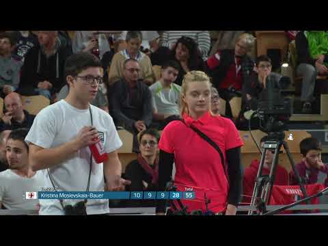 Gabrion (Cluses) vs Mosievkaia (Graulhet) - Or Juniors Femmes arc à poulies | Vendéspace 2019