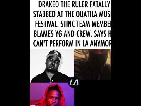 Drako the ruler was killed by yg group shotbymanzo the police