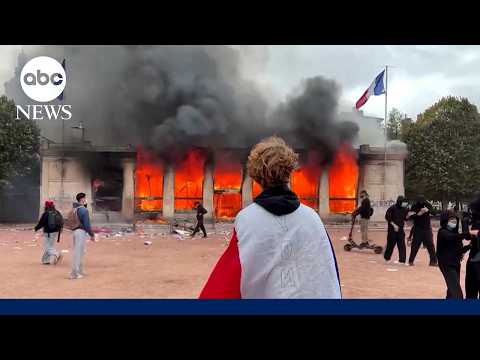 Partial curfew announced in French cities amid riots and looting