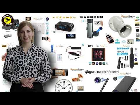 Black 1080P Water Bottle Spy Camera, For Security