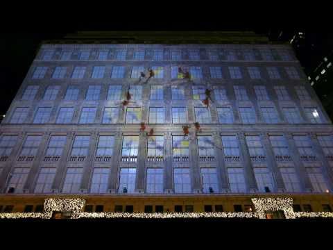 2013 Saks Fifth Avenue Holiday 3D Light Show