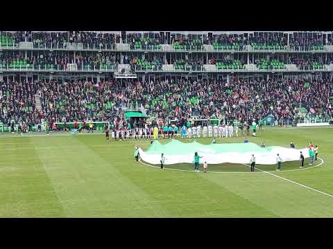 #grohee Opkomst spelers FC Groningen en SC Heerenveen