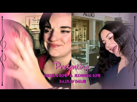 ASMR Massage at a Mall Kiosk but u show up RIGHT B4 Closing time! Collab ft:@AlexandriaAsmr1
