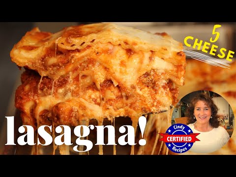 5 CHEESE LASAGNA!!!   Deliciously Decadent 😍