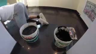 Album cover: kitchen and utility underfloor heating, latex and tiled