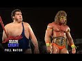 FULL MATCH Ultimate Warrior Vs Andre The Giant Saturday Night S Main Event Nov 25 1989