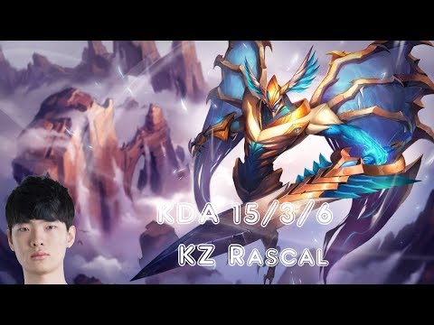 KZ Rascal AATROX vs DARIUS Top  (League Of Legends Challenger Replay)