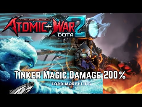 Insane Magic Burst! Tinker + Lord Morphling = Instant Team Wipe | Atomic War Dota 2