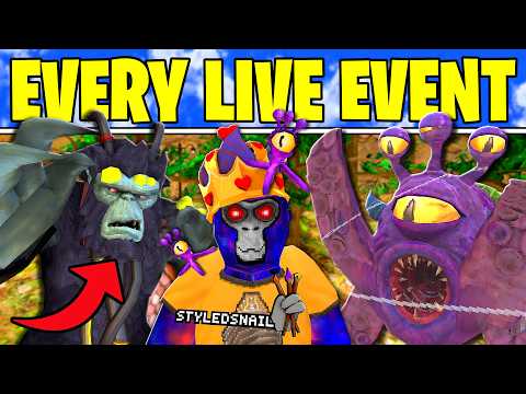I Played EVERY Live Event in Gorilla Tag