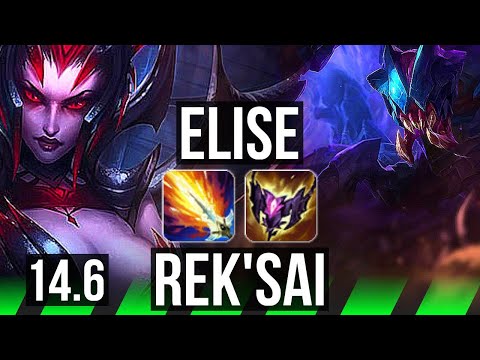 ELISE vs REK'SAI (JGL) | 7/1/5, Rank 7 Elise | BR Grandmaster | 14.6