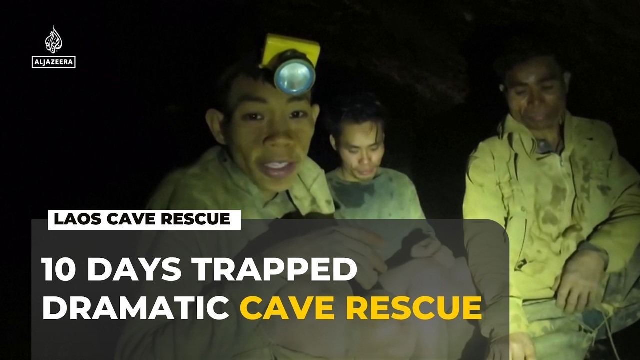 Laos Cave Rescue: Miners Found Alive After 10 Days Trapped Underground