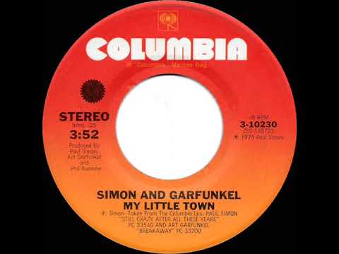 1975 HITS ARCHIVE: My Little Town - Simon & Garfunkel (stereo 45--#1 A/C)