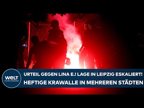 URTEIL GEGEN LINA E.: Lage in Leipzig eskaliert! Heftige Krawalle und Proteste in mehreren Städten