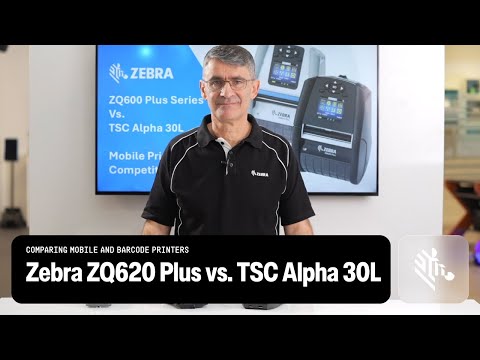 Comparing the Zebra ZQ620 Plus with the TSC Alpha 30L mobile label and barcode printers | Zebra