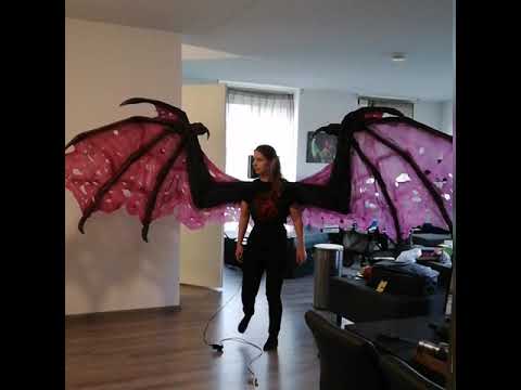 Animatronic RC Demon wings real-life