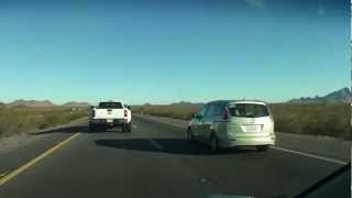 preview picture of video 'Interstate 10, Arizona, heading east toward Buckeye, AZ'
